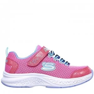 Image of Skechers Star Speed Child Girls Trainers - Pink/Multi
