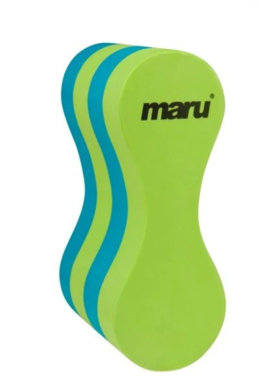 Image of Maru Junior Pull Buoy - Blue/Lime Lime unisex