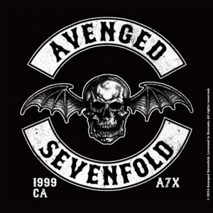 Image of Avenged Sevenfold - Death Bat Crest Single Cork Coaster