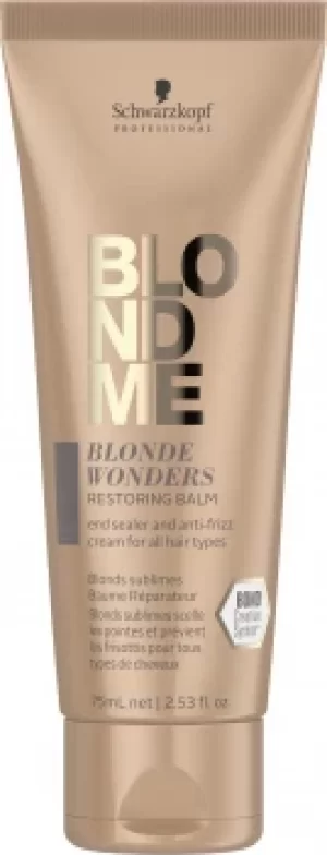 Image of Schwarzkopf Professional BlondMe Blonde Wonders Restoring Balm 75ml