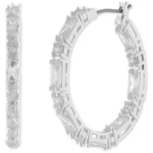 Image of Ladies Lauren Ralph Lauren Base metal Baguette Hoop