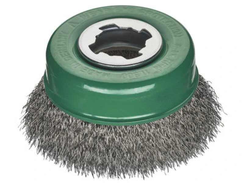Image of Lessmann X Lock Non Sparking Crimped Stainless Steel Wire Brush 423.36X Diameter: 85mm