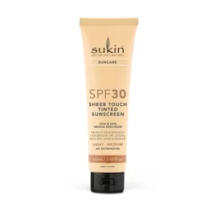 Image of Sukin SPF 30 Sheer Touch Facial Sunscreen Medium 60ml