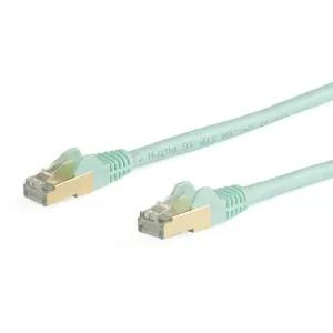 Image of 7m CAT6a Ethernet Aqua RJ45 STP Cable