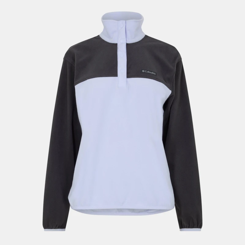 Image of Columbia Womens Point Paloma Quarter Zip Fleece Relaxed Fit Fleece Snowdrift female 8 (XS)