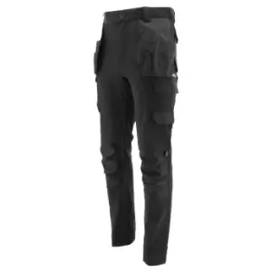 Image of Caterpillar Mens Tech Stretch Work Trousers (40S) (Black)
