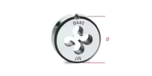 Image of Beta Tools 440 Chrome-Steel Coarse Round Metric Thread Die M5 x 0.8mm Ø: 25.4mm