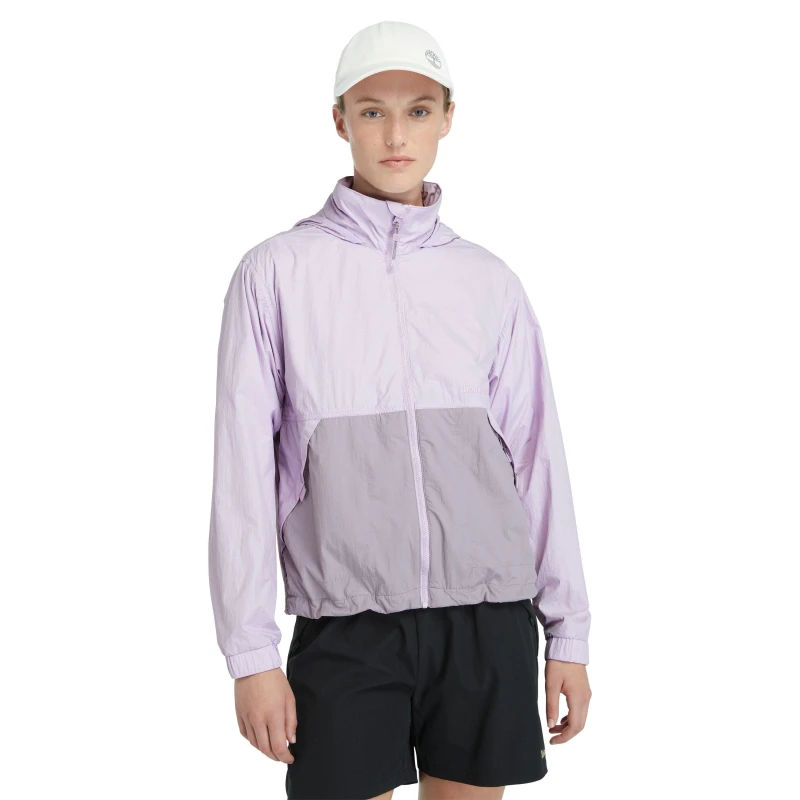 Image of Timberland Womens Anti-UV Lightweight Windbreaker Lilac Ash female 8 (XS)