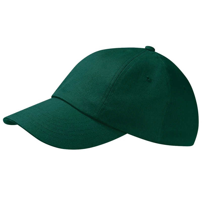 Image of Beechfield Beechfield Men Low Profile Heavy Cotton Drill Cap Headwear in Bottle Green Bottle Green One Size Male 5055747801767