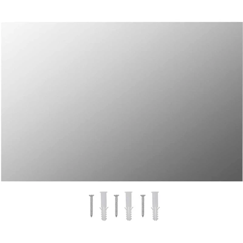 Image of Wall Mirror 60x40cm Rectangular Glass