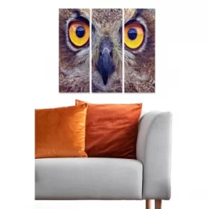 Image of MDF2361801 Multicolor Decorative MDF Painting (3 Pieces)