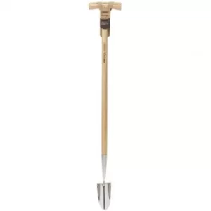 Image of Draper Heritage Stainless Steel Trowel With Ash Long Handle