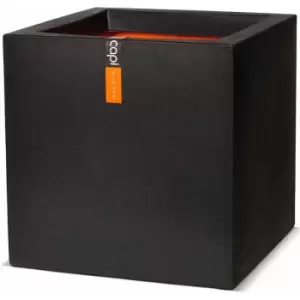 Image of Planter Urban Smooth Square 30x30x30cm Black KBL902 Capi Black