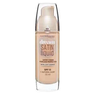 Image of Maybelline Dream Satin Liquid Foundation Natural Ivory 30ml