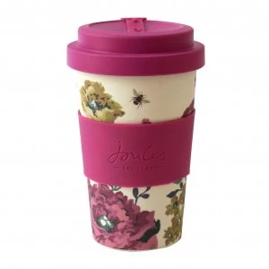 Image of Joules Floral Bamboo Travel Mug - 400ml