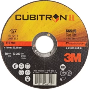 Image of 125X1.0X22.23MM Cubitron II Cut-off Wheel T41