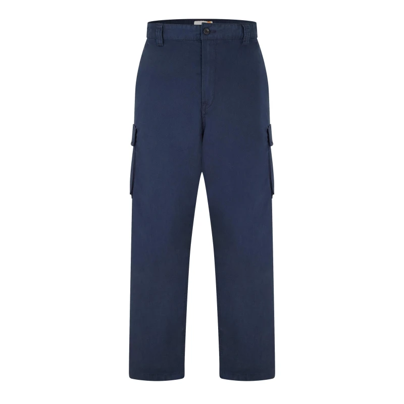 Image of Timberland Mens Twill Cargo Trousers Cargo Trousers 30 Blue 51148818300