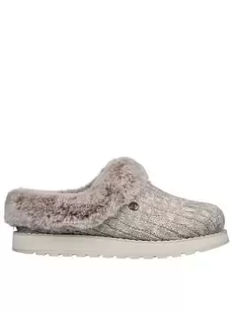 Image of Skechers Keepsakes Ice Angel Slippers, Beige, Size 3, Women