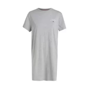 Image of Tommy Hilfiger Short Sleeve T-Shirt Dress - Grey