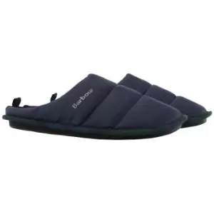 Image of Barbour Mens Scott Slippers Navy UK 7