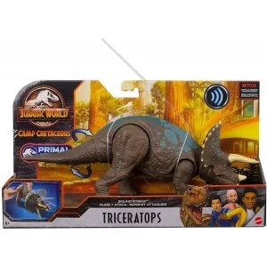 Image of Triceratops (Jurassic World) Sound Strike Dinosaur Figure