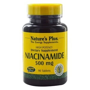 Image of Natures Plus Niacinamide 500 mg Tablets 90 Tabs