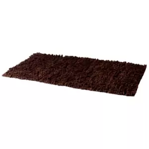 Image of Riva Home Chenille Twist Rug (90x150cm) (Chocolate)
