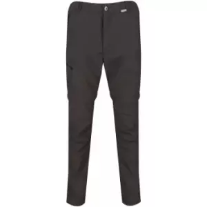 Image of Regatta Mens Leesville II Zip Off Trousers (33S) (Hawthorn Brown) - Hawthorn Brown