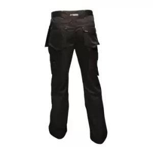 Image of Regatta Mens Incursion Work Trousers (36R) (Black)