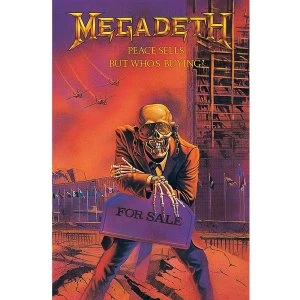 Image of Megadeth - Peace Sells Textile Poster