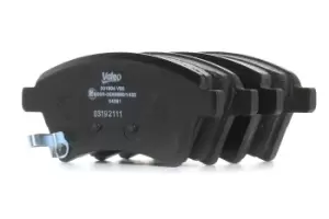Image of VALEO Brake pad set 301804 Brake pads,Brake pad set, disc brake FIAT,SUZUKI,Sedici (FY_),SX4 (EY, GY),SX4 Stufenheck (GY)