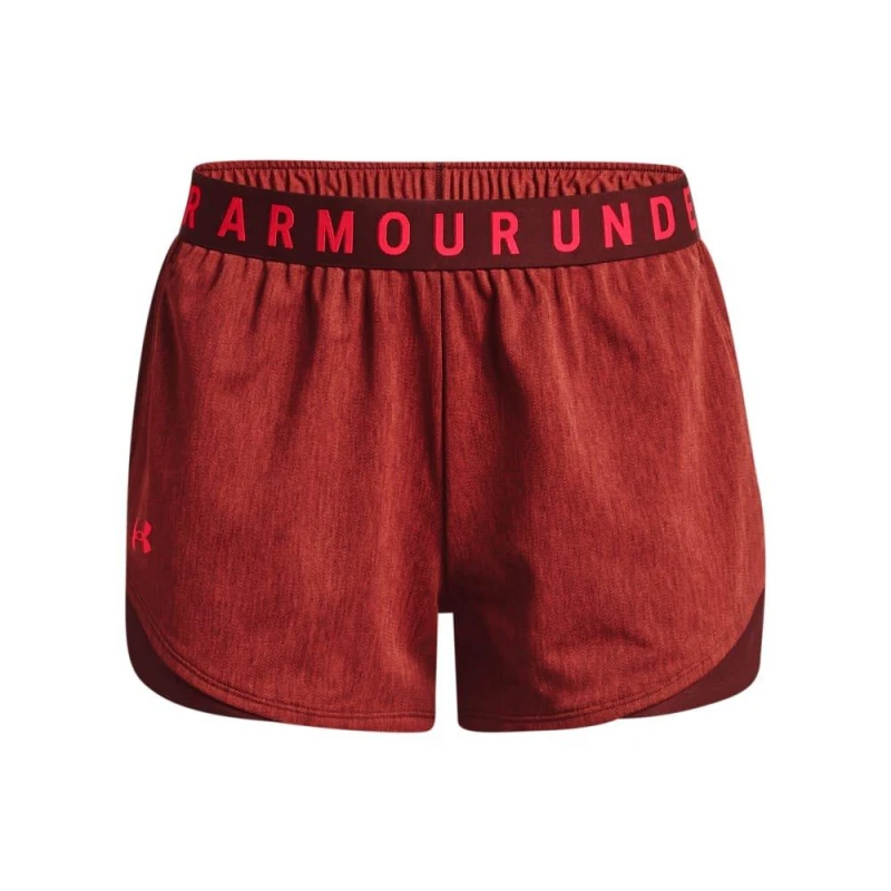 Image of Under Armour UA Play Up 3.0 Twist Shorts - Red Red 4