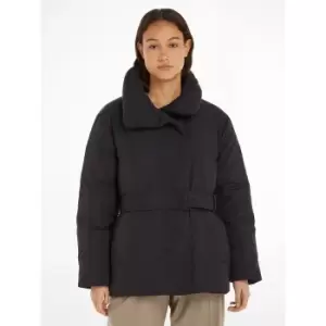 Image of Short Zipped Padded Jacket