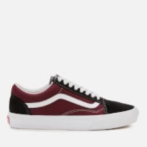 Image of Vans Mens Old Skool P&C Trainers - Black/Port Royale - UK 7