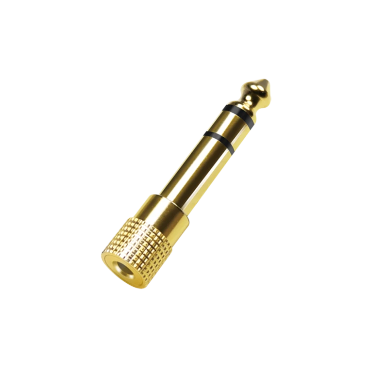 Image of LogiLink Audio adapter. 6.35mm 3-pin/M to 3.5mm 3-pin/F. zinc