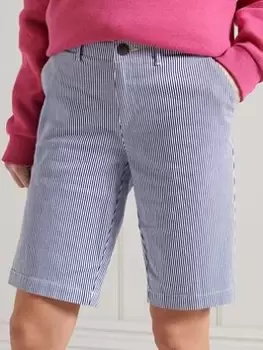Image of Superdry City Chino Short - Blue Size 16, Women