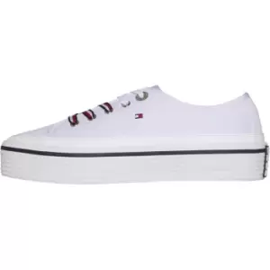 Image of Tommy Hilfiger Corp Flatform Trainers - White