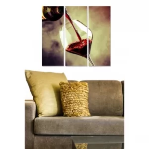 Image of MDF1224939001 Multicolor Decorative MDF Painting (3 Pieces)