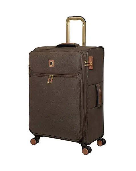 Image of IT Luggage Enduring Medium Kangaroo Brown Suitcase