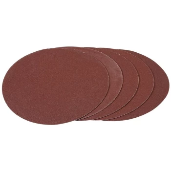 Image of Draper 93426 - Hook And Loop Aluminium Oxide Sanding Discs, 180Mm, 100G (Pack Of 5)