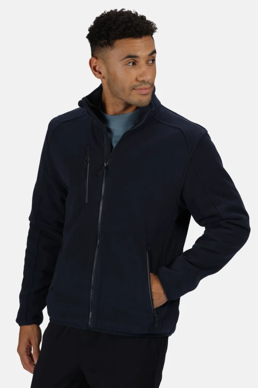 Image of Regatta Regatta Men Omicron Waterproof Breathable Fleece in Dark Navy Size: Medium Dark Navy M Male 5057538297339