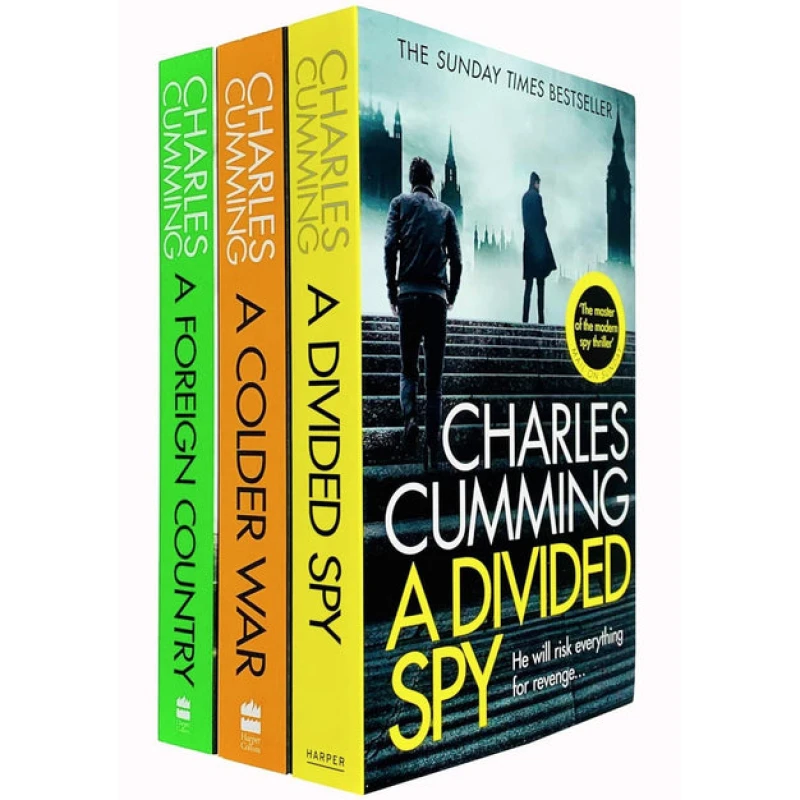 Image of Thomas Kell Spy Thriller Series 3 Book Set A Foreign Country A Colder War A Divided Spy Charles Cumming Charles Cumming Books