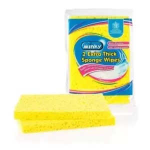 Image of Minky Sponge Wipe, Pack Of 2 Multicolour