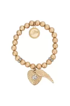Image of Gold 'Angelic' Charm Ball Bracelet