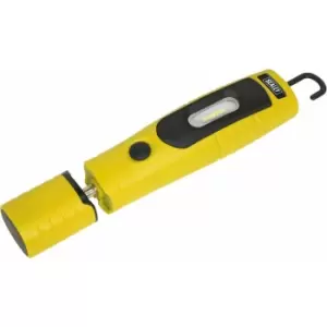 Image of Loops - 360° Swivel Inspection Light - 7 smd & 3W smd LED - Rechargeable - Yellow