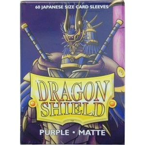 Image of Dragon Shield Matte Purple Japanese Size Card Sleeves - 60 Sleeves