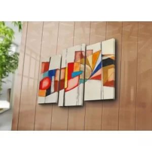 Image of 3PATK-97 Multicolor Decorative Canvas Painting (3 Pieces)