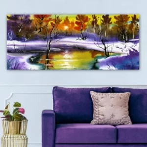 Image of YTY227620420_50120 Multicolor Decorative Canvas Painting