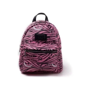 Image of Disney - Cheshire Cat All-Over Print Womens Backpack Backpack - Pink/Black
