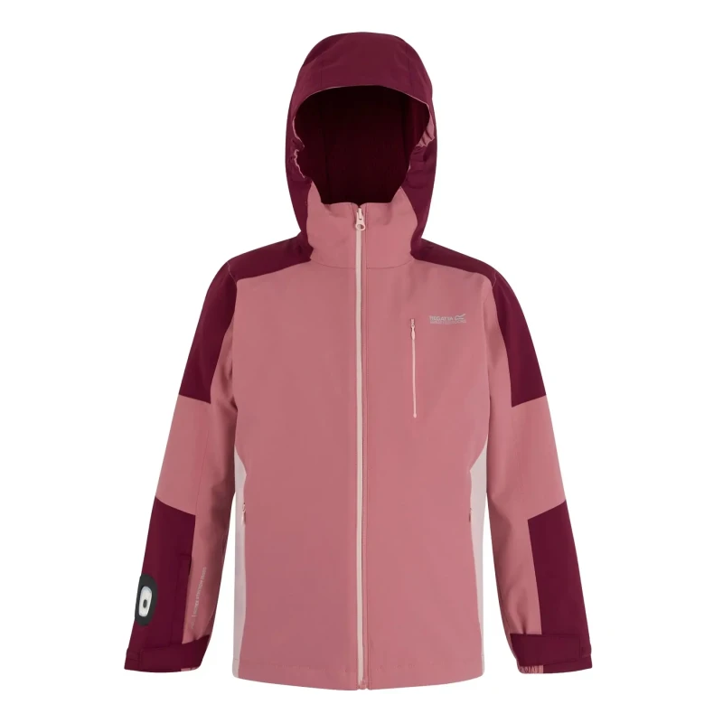 Image of 3-in-1 girls' hiking jacket Regatta Trekktain II Rose Female 3/4 ans